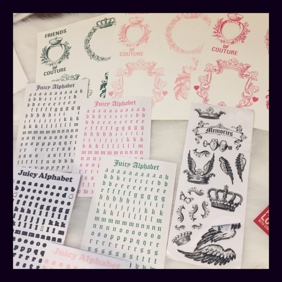 Limited Edition Juicy Couture Scrapbook Kit - Picture 12 of 16